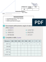 Evaluacion de 7mo. Unidad N°3