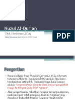 Nuzul Al-Qur'an: Oleh. Hardivizon, M.Ag
