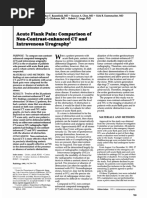 acute flank pain