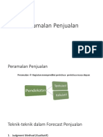 Peramalan Penjualan