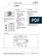 E-STOP relays, safety gate monitors