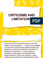 Criticisms and Limitations Elljay