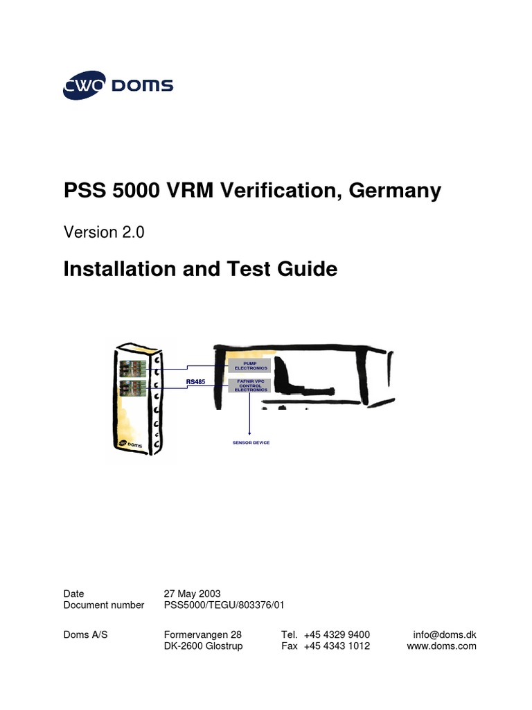 Doms PSS 5000 VRM Verification Guide | PDF | Microsoft Windows | Point ...