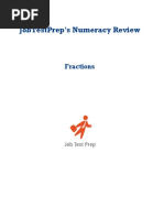 Jobtestprep'S Numeracy Review: Fractions