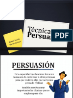 Tecnicas de Persuacion