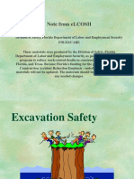 Note from eLCOSH: Excavation Safety