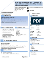 To Work in Your Organization and I Can Apply My Knowledge, Skills and Abilities For Adding Strength and Value To The Organization