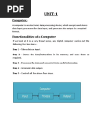 UNIT 1-Computer Fundamentals