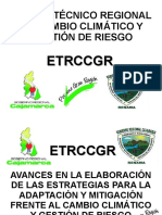 AVANCES EN LA ELABORACIÓN DE LAS ESTRATEGIAS PARA LA ADAPTACIÓN Y MITIGACIÓN FRENTE EL CAMBIO CLIMÁTICO.odp