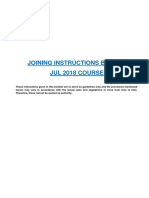 Joining Instructions Jul 18 Course PDF