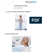 470 Smelling Nice Checklist PDF