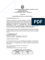 Anexo III Ao Edital Nº 0001-2018 CEPM (Estágio de Força Tática - EFT 2018.2) Parâmetros Do TAF PDF