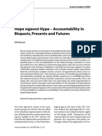 BROWN 2003 - Hope Against Hype - Acconutability in Biopasts, Presents and Futures