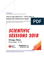 Nueva Guia 2018 Acc Aha Hiperlipidemia