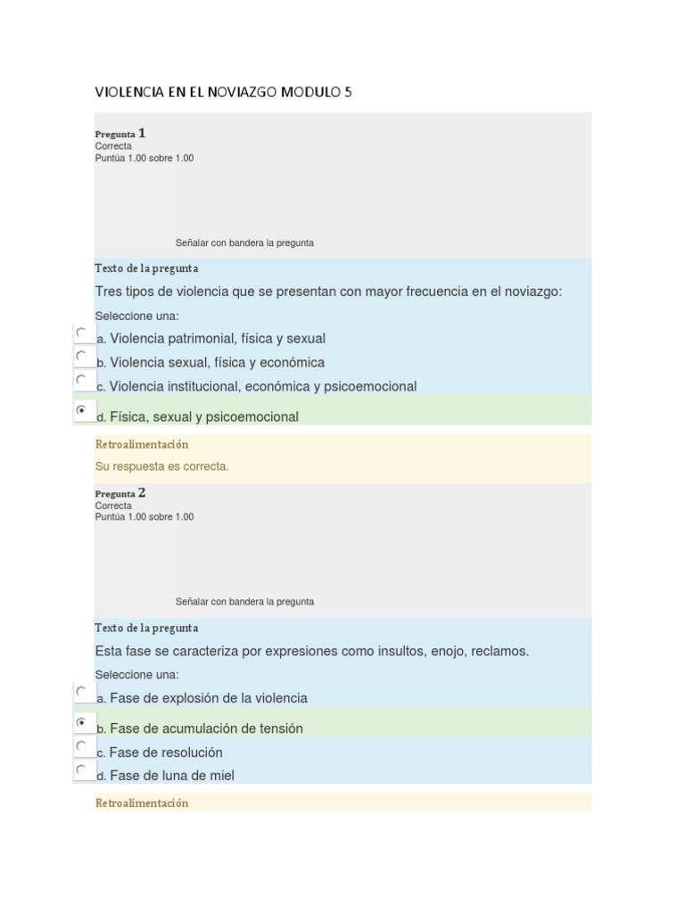 Ciclo de Violencia en el Noviazgo | PDF | Violencia | Relaciones íntimas