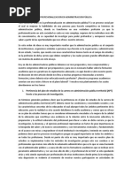 Ensayo Profesionalizacion en Administracion Pública