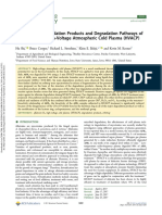 Structures of Degradation Products and Degradation Pathways of A Atoxin B by High-Voltage Atmospheric Cold Plasma (HVACP) Treatment