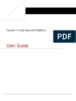 User Guide: Sendio E-Mail Security Platform