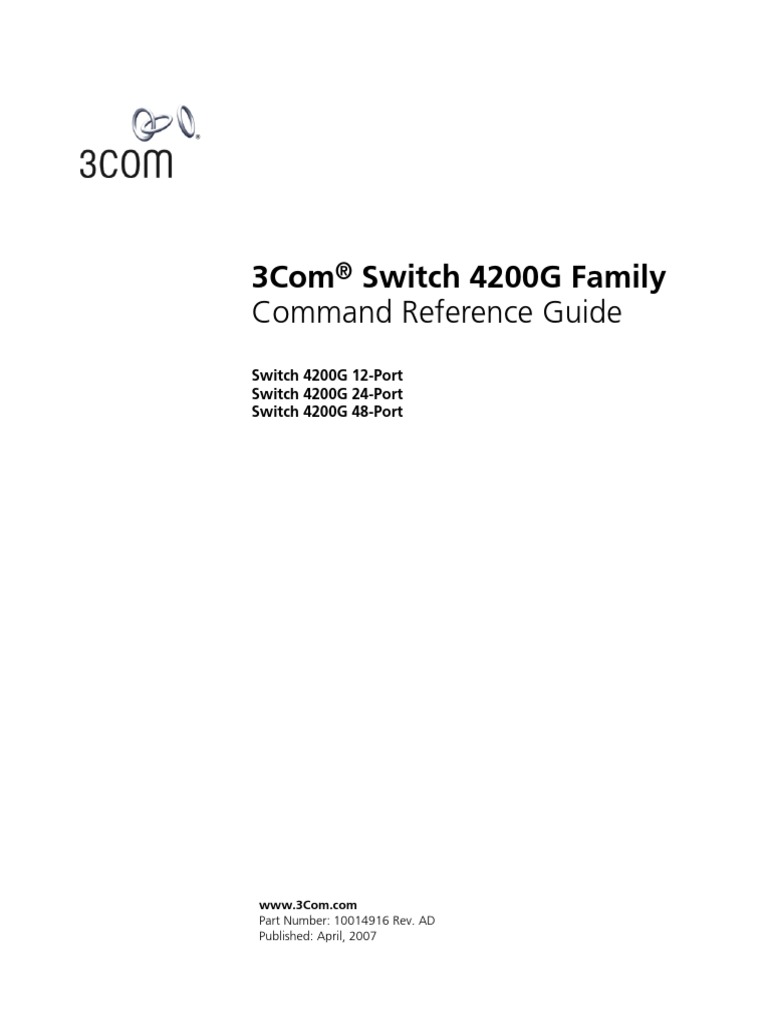 Comando Switch 3com 4200 PDF | PDF | File Transfer Protocol | Command ...