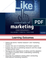 Chapter 4: Marketing Research: Baines, Fill, & Page: Essentials of Marketing