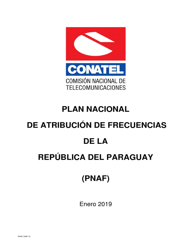 Plan Nacional de Atribución de Frecuencias | PDF | Radiodifusión ...