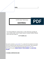 Service Manual: LCD Color Television