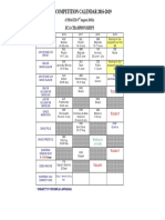 Eca Calendar 2016-2019 Updated 3 August 2016