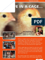 SAFE Leaflet: Freedom For Hens: 'Her Life in A Cage... '