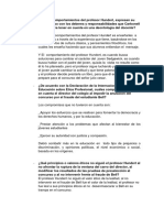 Compromisos docentes y responsabilidades éticas