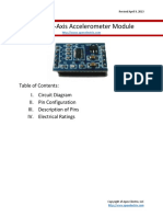 MMA7361 3-Axis Accelerometer Module