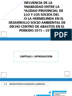 De Qué Manera La Gestión de La Municipalidad de Simbal Ha Influenciado en El Desarrollo Comunitario Del Caserío de Chacchit 1