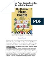 The Usborne Piano Course Book One Music by Kathy Gemmell - 5 Star Review