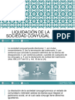 Liquidación de La Deuda Sociedad Conyugal