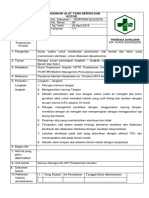 8.6.1.1 Sop Memisahkan Alat Yang Bersih Dan Kotor