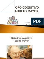 Deterioro Cognitivo en El Adulto Mayor
