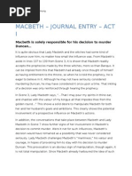 Download Macbeth Journal Entries by Michael Hung SN43243947 doc pdf
