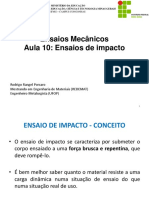 Aula 10 - Ensaios de Impacto