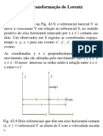 A Transformação de Lorentz