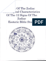 Signs of the Zodiac- Esoteric Bible Study Astrological Characteristics and ... by Health Research