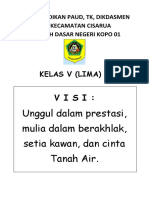 Visi Misi Kelas