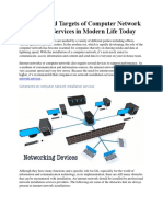 Obstacles and Targets of Computer Network Installation Services in Modern Life Today