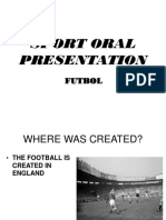 Presentacion Futbol Ingles