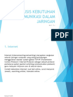 MD 5 TLJ Analisis Kebutuhan Telekomunikasi Dalam Jaringan