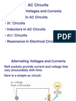 Ac Circuits Analysis