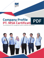 Company Profile PT MSA Certification