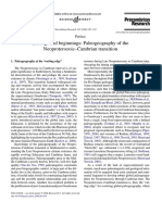 Endings and Beginnings: Paleogeography of The Neoproterozoic-Cambrian Transition