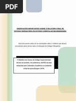 Estágio Curricular Obrigatório Em Engenharia