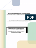 Orientações sobre relatório de estágio em engenharia