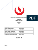 Trabajo final de Comportamiento Organizacional