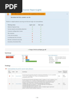 Website Vulnerability Scanner Report (Light)